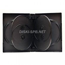 Коробка для DVD-диска на 6 шт (черная)