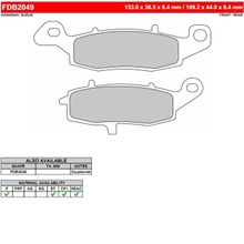 FERODO Тормозные колодки FERODO FDB2049P