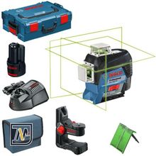 Линейный лазер Bosch GLL 3-80 CG + BM 1 + L-Boxx 136