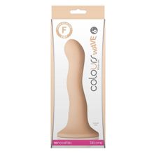 NS Novelties Телесный волнистый фаллоимитатор Colours Wave 6  Dildo - 19 см. (телесный)