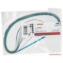 Bosch Набор 10 шлифлент Best for INOX K80 J455 6x520 мм по нержавейке (2608608Y72 , 2.608.608.Y72)
