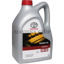 Масло моторное TOYOTA 5W40 SN SM A3 B3 B4 5л