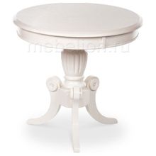 Woodville Стол журнальный Moon butter white ID - 336614