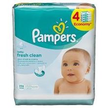 Влажные салфетки Pampers Baby Fresh Clean, (4*64) 256 шт