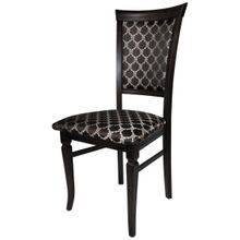 Дубодел Стул Валерия М, цвет венге Т34, обивка ткань жаккард Лозанна шоколад Ж2.03 ID - 289085