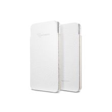 Кожаный чехол SGP Spigen Leather Pouch Crumena S White (Белый цвет) для iPhone 5