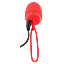 Красное виброяйцо Remote Controlled Love Ball с пультом ДУ (226632)