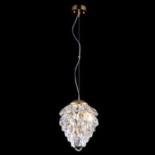 Светильник подвесной Crystal Lux CHARME SP1+1 LED GOLD TRANSPARENT