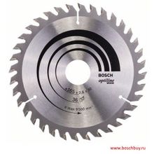 Bosch Пильный диск Bosch Optiline Wood 165х30 мм 36WZ (2608640603 , 2.608.640.603)