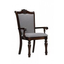 Стул с подлокотниками EVERARD AC4044AC RUSTIC CHERRY   ткань M802 М-City