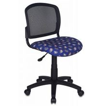 Кресло Бюрократ CH-296NX MOTO_BL спинка сетка черный сиденье синий мотоциклы Moto-Bl