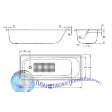 Ванна стальная BLB EUROPA В70Е 170x70