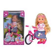 Кукла EVI на трехколесном велосипеде