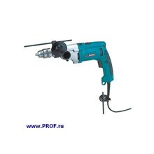 Дрель эл. 1010Вт, "Makita" HP2070F, ПСР 1.5-13мм, 2-х скоростная, удар.- вращ., реверс