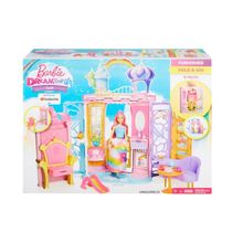 Barbie (MATTEL) Mattel Barbie FTV98 Барби Переносной радужный дворец и кукла FTV98