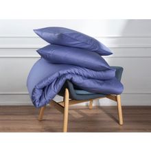 ПМ: Ecotex Пододеяльник Моноспейс синий