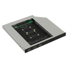 Шасси для SSD mSATA в отсек 5.25 9.5мм, Orient UHD-2MSC9"