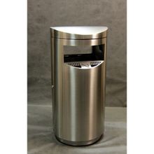 Урна для улицы 40 литров  мини  (нержавеющая сталь)