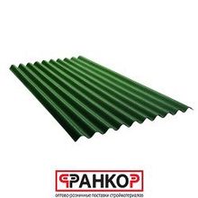 Oндалюкс Зеленый Волнистый лист 1950x950 мм