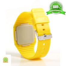 Ультратонкие силиконовые LED часы Nexer G1206, синие