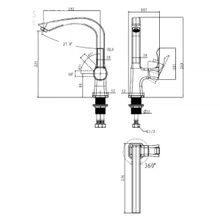 Смеситель Kaiser Boss 51044 51144 хром для кухни