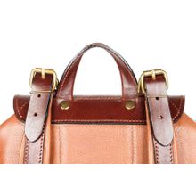 Кожаный рюкзак Следопыт коричневый