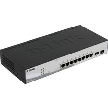 Коммутатор D-Link    DGS-1210-10   F1A    Web Smart Switch (8UTP 10   100   1000Mbps+ 2SFP)