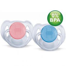 AVENT Пустышки Philips AVENT SCF170 22 силиконовые "Классика", 6-18 (2шт. одинакового цвета) 86140