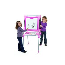 Smoby (Смоби) Двухсторонний мольберт, розовый, Smoby (Смоби)