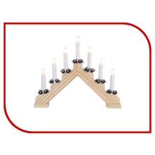 Рождественская горка светильник на 7 лампочек (светлое дерево) ADA, 286-10-1