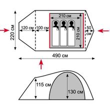 Палатка Tramp Lite Twister 3