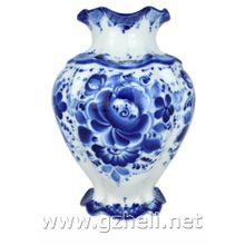 Ваза "Семейная №2" средняя. Гжельский фарфор.  арт. 0506