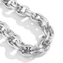 Колье-цепь под серебро (арт. 83429-9)