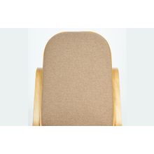 Tetchair Кресло-качалка mod. AX3002-2, дерево: дуб #5, ткань бежевая 1089-4