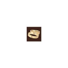 Золотое кольцо  обручальное с бриллиантом и без арт.К-080 цена за пару 16 и 19 р-ра