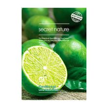 Маска для лица бодрящая с лаймом Secret Nature Lime Mask Sheet Conditioning 5шт