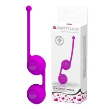 Лиловые вагинальные шарики Kegel Tighten Up III (127456)