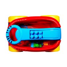 Mega Bloks Веселый вагончик для сбора кубиков красно-желтый First builders