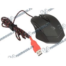 Оптическая мышь A4Tech "Bloody V8", 7кн.+скр., черный (USB) (ret) [118220]