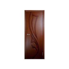 межкомнатная дверь Лилия 5ДГ2 - комплект (Владимирская фабрика) шпон, цвет-макоре