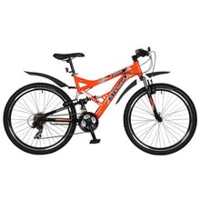 STINGER Versus (21ск,двухпод,тормоз Vbr,Shimano TX35 TY10 EF41 TZ21)(X60854-K, колесо 24", рама 16,5", красный)