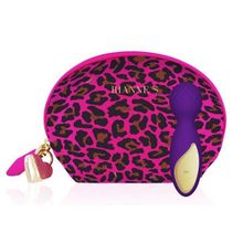 Фиолетовый вибратор Rianne S Lovely Leopard 12см