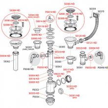 Донный клапан AlcaPlast A38