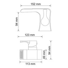 WasserKRAFT Смеситель для раковины каскадный Berkel 4869