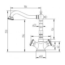 Смеситель Zorg A 5003K-BR бронза