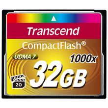 transcend <ts32gcf1000> compactflash card 32gb 1000x (transcend)