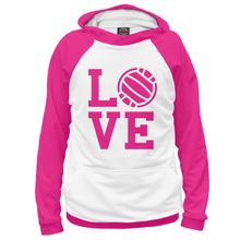 Худи Я-МАЙКА I love volleyball