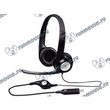 Гарнитура Logitech "H390 USB Headset", с регулятором громкости (USB) (ret) [102554]