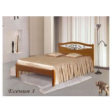 Кровать Есения-1 (ВМК Шале) (Размер кровати: 90Х190 200, Ортопедическое основание: Нет.)