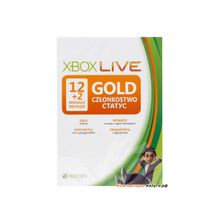 Карточка Live Xbox 360 Gold подписка 12 мес  (52M-00122)